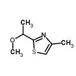 CAS#: 76756-48-4， 2-(1-Methoxyethyl)-4-methyl-1,3-thiazole