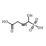 CAS#: 767584-36-1， N-[Hydroxy(sulfo)methyl]glycine
