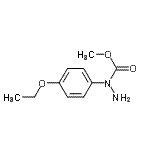 CAS#: 767605-38-9， Methyl 1-(4-ethoxyphenyl)hydrazinecarboxylate