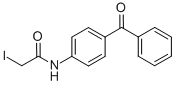 CAS 登录号：76809-63-7， N-(4-苯甲酰基苯基)-2-碘-乙酰胺