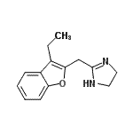 CAS#: 768298-88-0， 2-[(3-Ethyl-1-benzofuran-2-yl)methyl]-4,5-dihydro-1H-imidazole