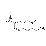 CAS#: 768340-96-1， 3-Ethyl-2-methyl-7-nitro-1,2,3,4-tetrahydroisoquinoline