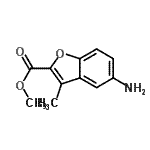 CAS#: 768352-18-7， Methyl 5-amino-3-methyl-1-benzofuran-2-carboxylate