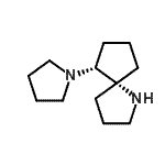 CAS#: 768370-35-0， (5R,6R)-6-(1-Pyrrolidinyl)-1-azaspiro[4.4]nonane