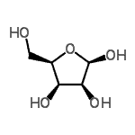 CAS#: 7687-39-0， beta-D-Lyxofuranose