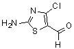 structure of CAS# 76874-79-8, 2-Amino-4-Chloro-5-Thiazolecarbaldehyde;2-Amino-4-Chloro-1,3-Thiazole-5-Carboxaldehyde 98%;2-Amino-4-Chloro-1,3-Thiazole-5-Carboxaldehyde;2-Amino-4-Chlorothiazole-5-Carboxaldehyde
