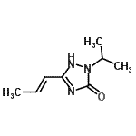 CAS#: 76954-90-0， 2-Isopropyl-5-[(1E)-1-propen-1-yl]-1,2-dihydro-3H-1,2,4-triazol-3-one