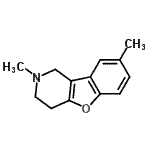 CAS#: 769859-75-8， 2,8-Dimethyl-1,2,3,4-tetrahydro[1]benzofuro[3,2-c]pyridine