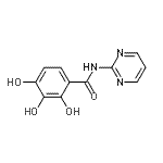 CAS#: 769900-06-3， 2,3,4-Trihydroxy-N-(2-pyrimidinyl)benzamide