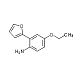 CAS#: 769921-98-4， 4-Ethoxy-2-(2-furyl)aniline