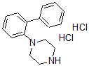 结构式 CAS# 769944-87-8, 1-(1,1'-联苯-2-基)-哌嗪二盐酸盐