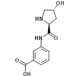CAS#: 770703-11-2， 3-{[(4R)-4-Hydroxy-L-prolyl]amino}benzoic acid