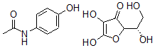 CAS 登录号:77097-85-9, L-抗坏血酸与N-(4-羟基苯基)乙酰胺的混合物