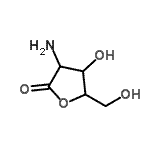 CAS#: 771429-62-0， 3-Amino-4-hydroxy-5-(hydroxymethyl)dihydro-2(3H)-furanone