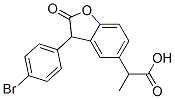 CAS#: 77143-72-7， 2-[3-(4-Bromophenyl)-2-Oxo-3H-1-Benzofuran-5-Yl]Propanoic Acid