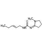 CAS#: 771432-09-8， 1-[(2Z)-1-Methyl-2-pyrrolidinylidene]-3-[(2E)-2-penten-1-yl]urea