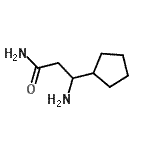 CAS#: 771522-21-5， 3-amino-3-cyclopentyl-propanamide