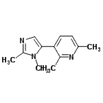 CAS#: 771541-01-6， 3-(1,2-Dimethyl-1H-imidazol-5-yl)-2,6-dimethylpyridine