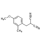 CAS#: 771549-71-4， (4-Methoxy-2-methylbenzyl)malononitrile