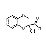 CAS#: 77156-57-1， 2-Methyl-2,3-dihydro-1,4-benzodioxine-2-carbonyl chloride