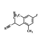 CAS#: 771562-25-5， (4-Fluoro-2,6-dimethylbenzyl)malononitrile