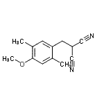 CAS#: 771562-36-8， (4-Methoxy-2,5-dimethylbenzyl)malononitrile