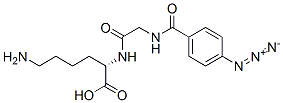 CAS#: 77162-73-3， (2S)-6-Amino-2-[[2-[(4-Azidobenzoyl)Amino]Acetyl]Amino]Hexanoic Acid
