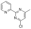 structure of CAS# 77168-31-1, 4-Chloro-6-Methyl-2-(2-Pyridinyl)Pyrimidine;4-Chloro-6-Methyl-2-(2-Pyridyl)Pyrimidine;4-Chloro-6-Methyl-2-Pyridin-2-Yl-Pyrimidine;Zinc00167497