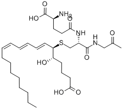 结构式 CAS# 77209-77-9, 白三烯 C3
