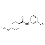 CAS#: 772278-19-0， trans-4-(Aminomethyl)-N-(3-methylphenyl)cyclohexanecarboxamide