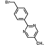 CAS#: 77232-36-1， 2-[4-(Bromomethyl)phenyl]-5-methylpyrimidine