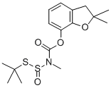 CAS#: 77267-55-1， (2,2-Dimethyl-3H-1-Benzofuran-7-Yl) N-Tert-Butylsulfanylsulfinyl-N-Methylcarbamate