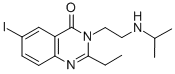 CAS 登录号：77301-01-0， 2-乙基-6-碘-3-[2-(丙-2-基氨基)乙基]喹唑啉-4-酮