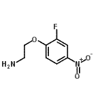 structure of CAS# 773051-30-2, 2-(2-Fluoro-4-nitrophenoxy)ethanamine;2-(2-fluoro-4-nitrophenoxy)ethanamine