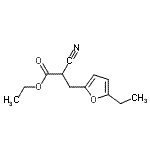 CAS#: 773076-16-7， Ethyl 2-cyano-3-(5-ethyl-2-furyl)propanoate
