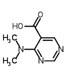 CAS#: 773098-81-0， 4-(Dimethylamino)-5-pyrimidinecarboxylic acid