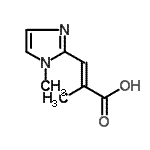 CAS#: 773112-47-3， (E)-2-methyl-3-(1-methylimidazol-2-yl)prop-2-enoic acid