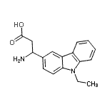CAS#: 773122-09-1， 3-amino-3-(9-ethylcarbazol-3-yl)propanoic acid