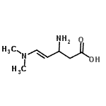 CAS#: 773125-09-0， (E)-3-amino-5-(dimethylamino)pent-4-enoic acid