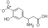 CAS#: 773125-11-4， 3-amino-3-(3-hydroxy-4-nitro-phenyl)propanoic acid