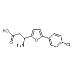 CAS#: 773125-84-1， 3-amino-3-[5-(4-chlorophenyl)-2-furyl]propanoic acid