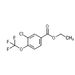 CAS#: 773135-54-9， ethyl 3-chloro-4-(trifluoromethoxy)benzoate