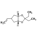 CAS#: 773148-24-6， (3aR,6aS)-2,2-Diethyl-5-vinyltetrahydro-3aH-cyclopenta[d][1,3]dioxole