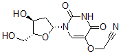 CAS 登录号：77355-97-6， 2-[1-[(2R,4S,5R)-4-羟基-5-(羟基甲基)四氢呋喃-2-基]-2,4-二氧代嘧啶-5-基]氧基乙腈