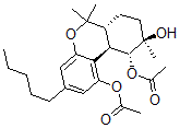 CAS#: 77369-37-0， [(6aR,9R,10R,10aR)-1-Acetyloxy-9-Hydroxy-6,6,9-Trimethyl-3-Pentyl-7,8,10,10a-Tetrahydro-6aH-Benzo[c]Chromen-10-Yl] Acetate