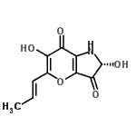 CAS#: 773855-65-5， (2R)-2,6-Dihydroxy-5-[(1E)-1-propen-1-yl]-1,2-dihydropyrano[3,2-b]pyrrole-3,7-dione