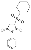CAS#: 77391-58-3， 3-Cyclohexylsulfonyl-1-Phenylpyrrolidine-2,5-Dione