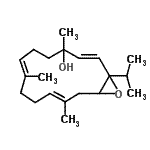 CAS#: 77394-01-5， (2E,7E,11E)-1-Isopropyl-4,8,12-trimethyl-15-oxabicyclo[12.1.0]pentadeca-2,7,11-trien-4-ol