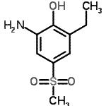 CAS#: 774137-00-7， 2-Amino-6-ethyl-4-(methylsulfonyl)phenol