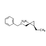 CAS#: 774175-92-7， (1R,2R)-1-[(Benzyloxy)methyl]-2-ethylcyclopropanamine